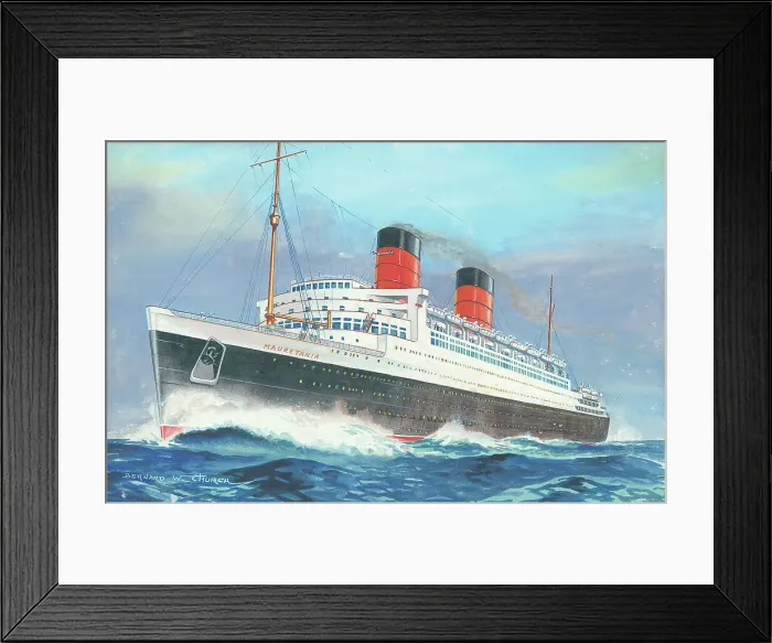 Framed Print : RMS Mauretania II Framed Print : RMS Mauretania II