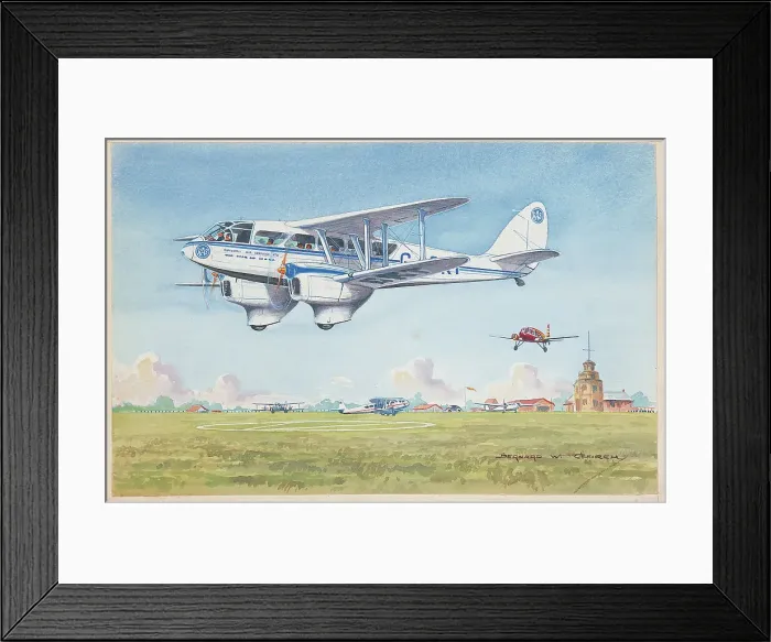 Framed Print : Biplane by Bernard W. Church Framed Print : Biplane by Bernard W. Church