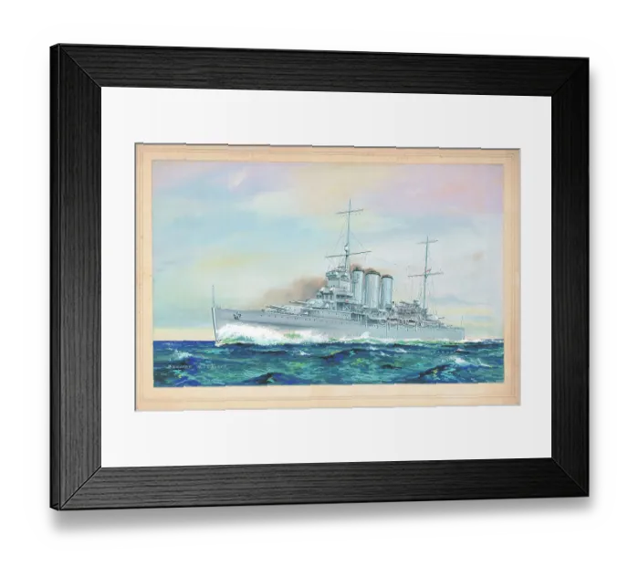 Framed Print : H. M. S. Cumberland, naval ships Framed Print : H. M. S. Cumberland, naval ships