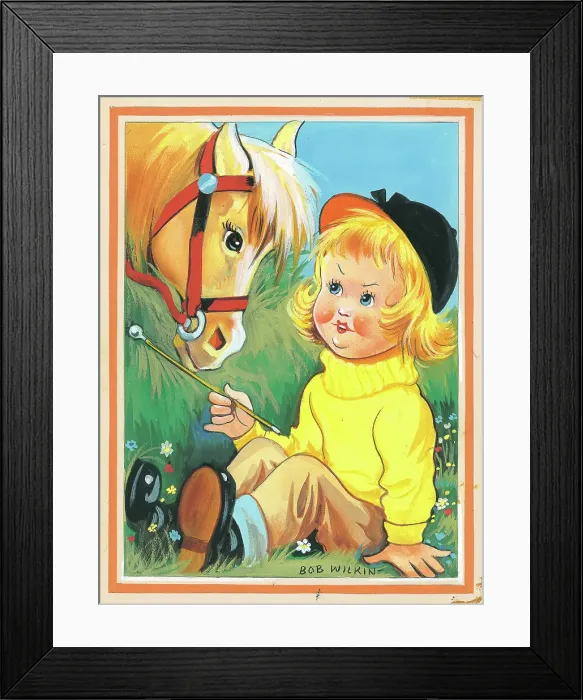 Framed Print : Boy with bunch of roses Framed Print : Boy with bunch of roses