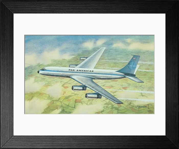 Framed Print : Pan Amercian Airliner Framed Print : Pan Amercian Airliner