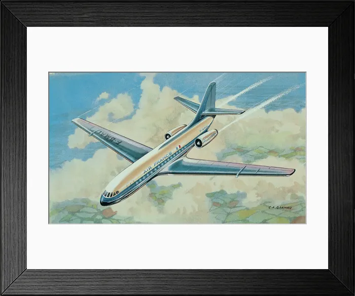 Framed Print : Air France Airliner Framed Print : Air France Airliner