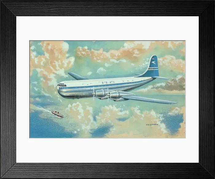 Framed Print : BOAC Airliner Framed Print : BOAC Airliner