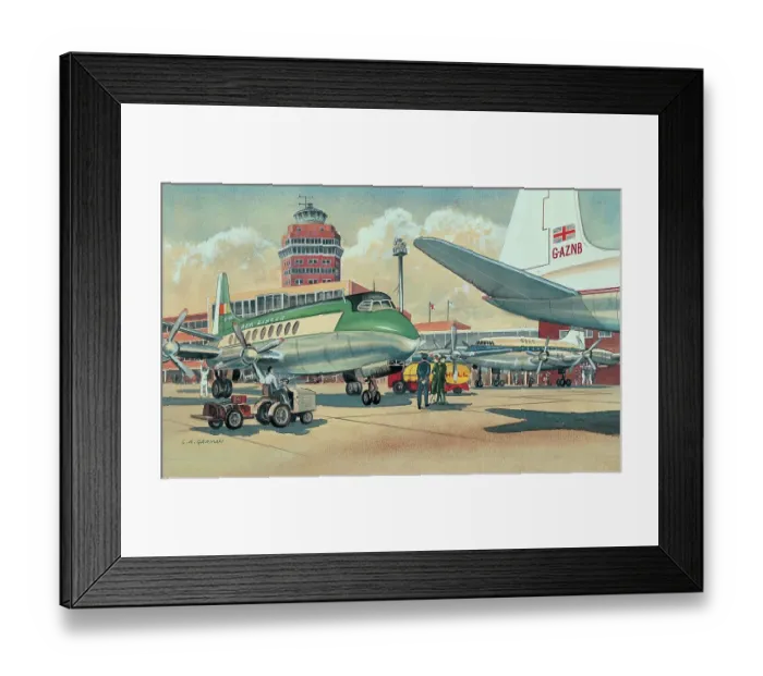 Framed Print : Airliners on tarmac at Airport Terminal Framed Print : Airliners on tarmac at Airport Terminal