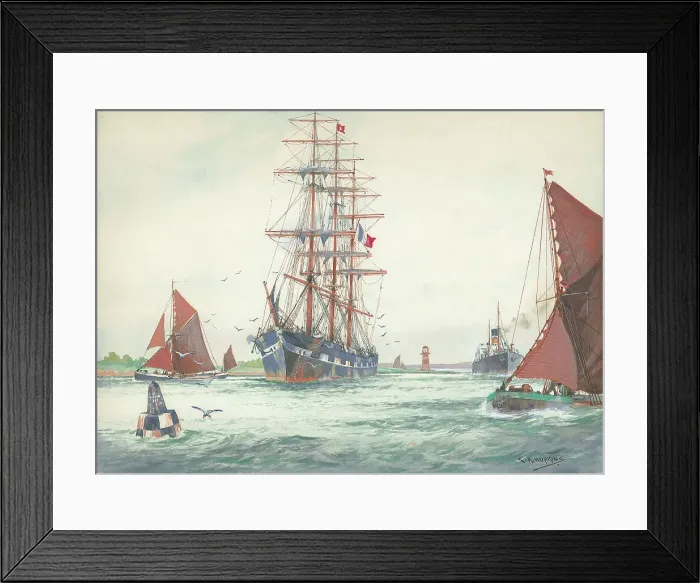 Framed Print : Below Gravesend Framed Print : Below Gravesend