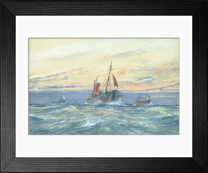 Framed Print : Homeward with the Catch Framed Print : Homeward with the Catch
