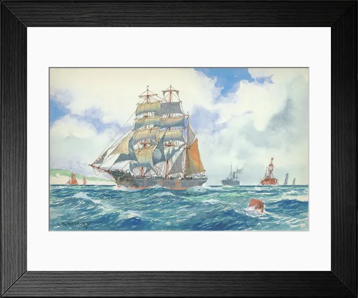 Framed Print : Off the Gull Light Framed Print : Off the Gull Light