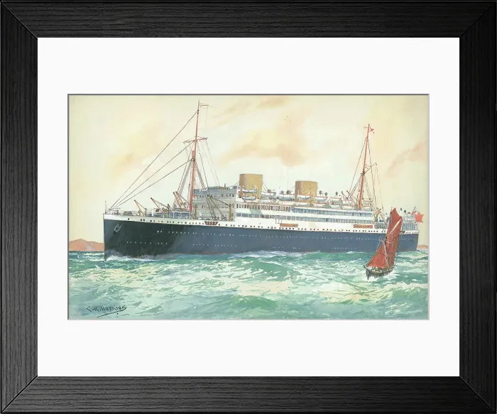 Framed Print : R. M. S. Asturias Framed Print : R. M. S. Asturias