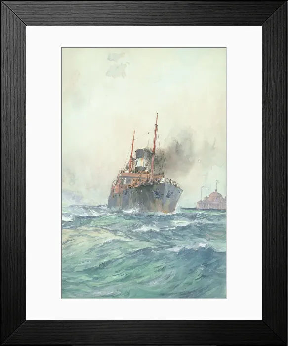 Framed Print : Toil and Pleasure Thames Shipping barges Watercolour Framed Print : Toil and Pleasure Thames Shipping barges Watercolour