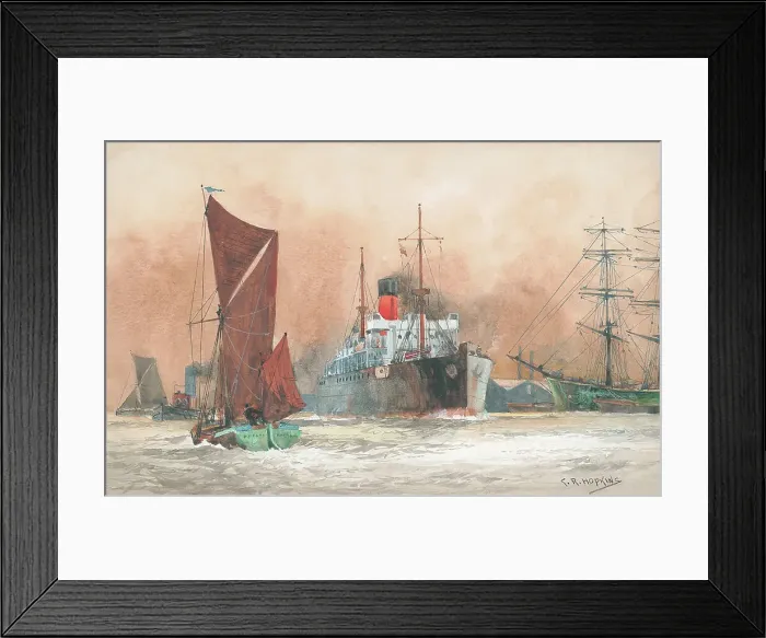 Framed Print : Woolwich Reach Framed Print : Woolwich Reach