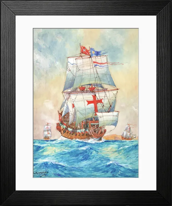 Framed Print : The Treasure Ship Framed Print : The Treasure Ship
