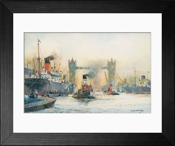 Framed Print : The Pool of London Framed Print : The Pool of London