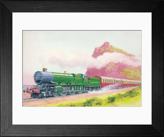 Framed Print : GWR No. 6000 King George V with the Torbay Express Framed Print : GWR No. 6000 King George V with the Torbay Express