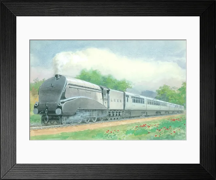 Framed Print : LNER?s Silver Jubilee service, hauled Framed Print : LNER?s Silver Jubilee service, hauled