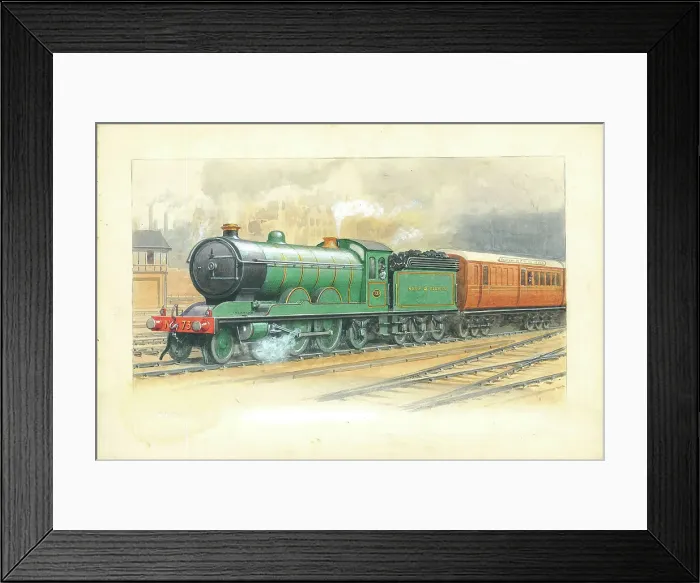 Framed Print : Liverpool Express, North Eastern Railway No. 733 Framed Print : Liverpool Express, North Eastern Railway No. 733