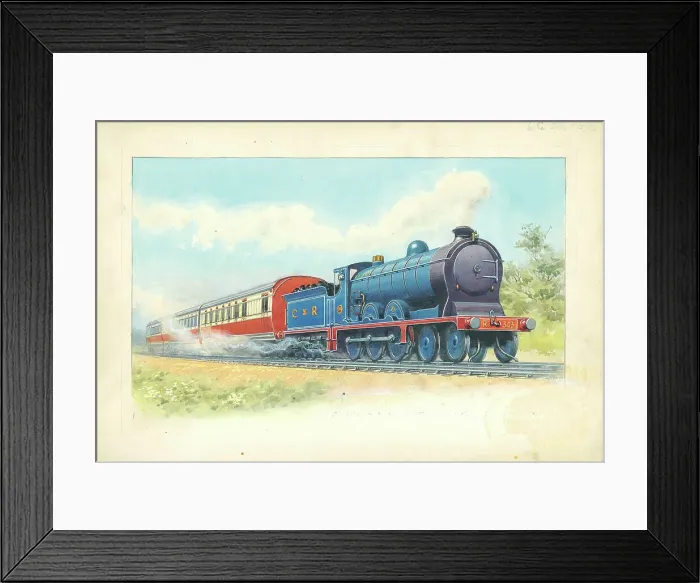 Framed Print : Aberdeen and Glasgow Express Caledonian Railway Framed Print : Aberdeen and Glasgow Express Caledonian Railway