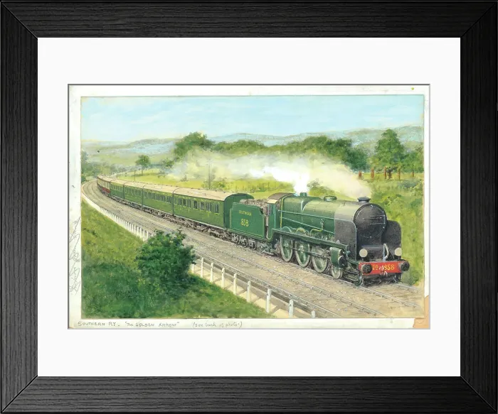 Framed Print : Golden Arrow, pulled Framed Print : Golden Arrow, pulled