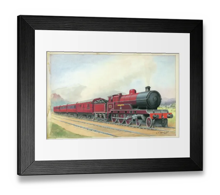 Framed Print : Scotch Express, LMS (London and North Western Section) Framed Print : Scotch Express, LMS (London and North Western Section)