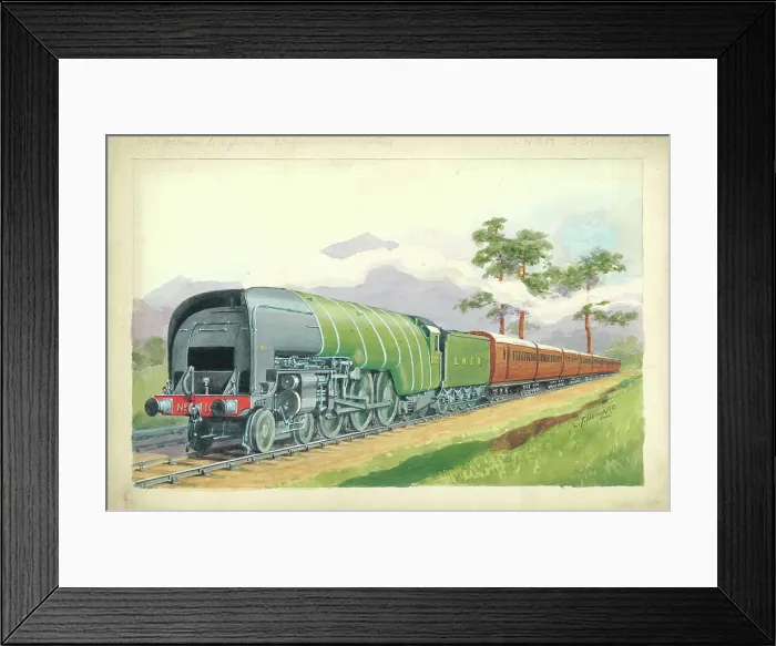 Framed Print : Scotch Express, LNER No. 10000 Framed Print : Scotch Express, LNER No. 10000