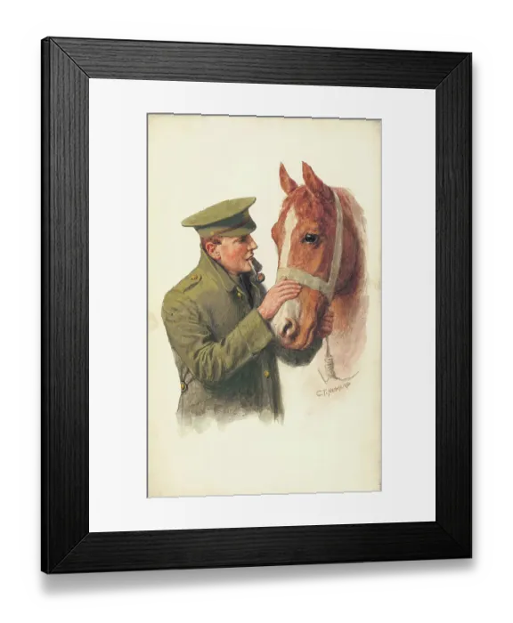 Framed Print : First World War Patriotic / Sentimental Postcard Framed Print : First World War Patriotic / Sentimental Postcard