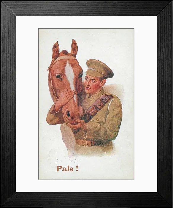 Framed Print : First World War Patriotic / Sentimental Postcard Framed Print : First World War Patriotic / Sentimental Postcard