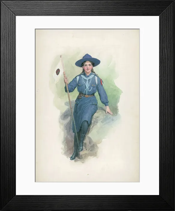 Framed Print : First World War Patriotic / Sentimental Postcard Framed Print : First World War Patriotic / Sentimental Postcard
