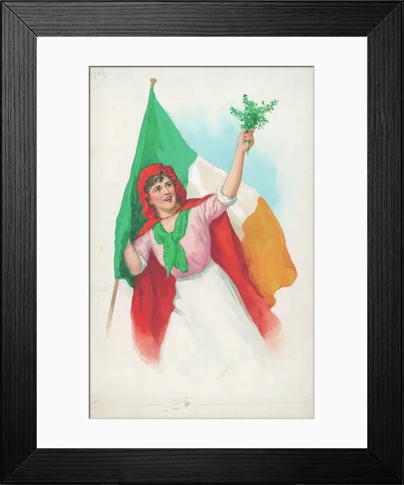 Framed Print : First World War Patriotic / Sentimental Postcard Framed Print : First World War Patriotic / Sentimental Postcard