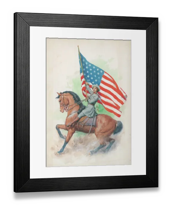 Framed Print : First World War Patriotic / Sentimental Postcard Framed Print : First World War Patriotic / Sentimental Postcard