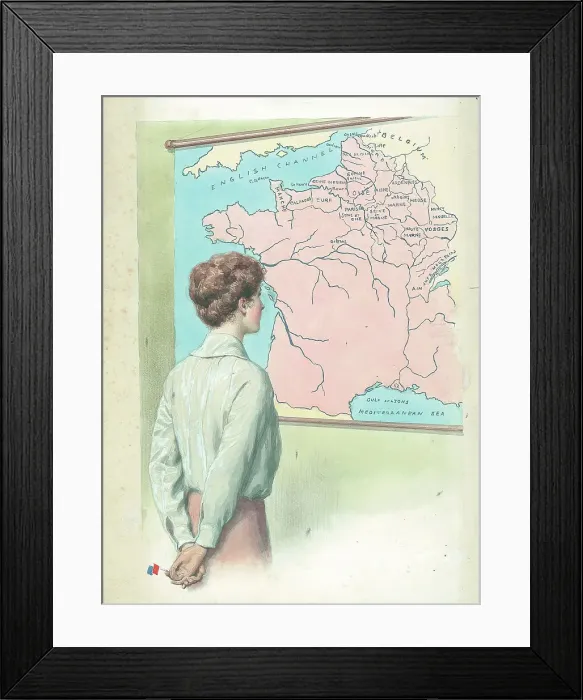 Framed Print : First World War Patriotic / Sentimental Postcard Framed Print : First World War Patriotic / Sentimental Postcard
