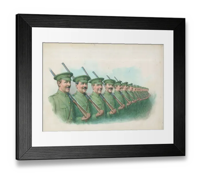 Framed Print : First World War Patriotic / Sentimental Postcard Framed Print : First World War Patriotic / Sentimental Postcard