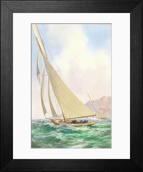 Framed Print : Racing Yachts Framed Print : Racing Yachts