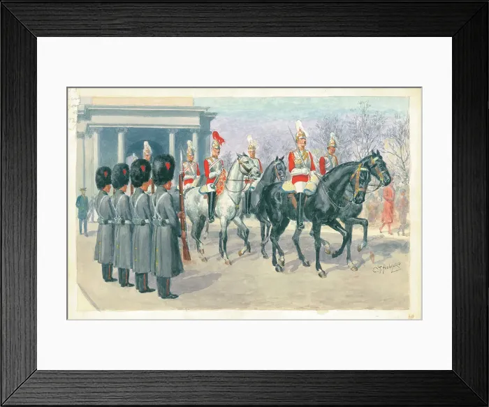 Framed Print : 1st Life Guards and Coldstream Guards Framed Print : 1st Life Guards and Coldstream Guards