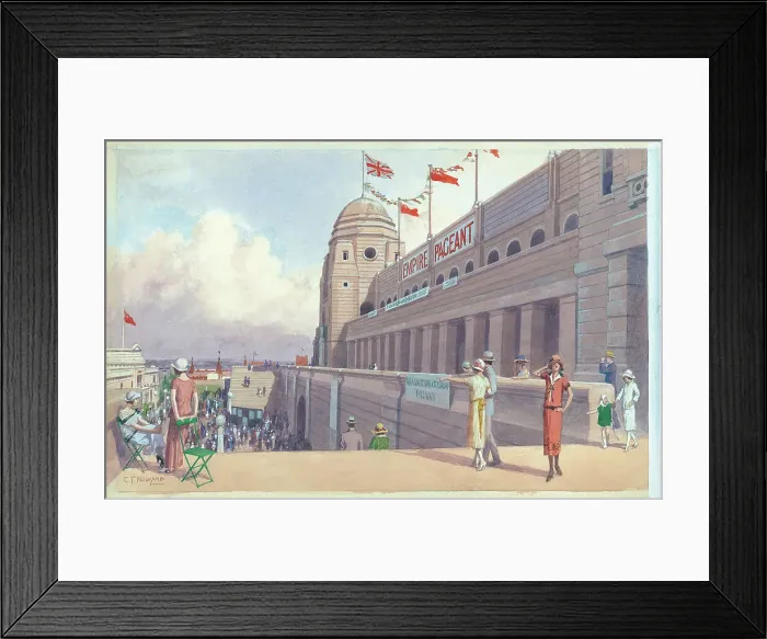 Framed Print : The Stadium, British Emplre Exhibition 1924 Framed Print : The Stadium, British Emplre Exhibition 1924