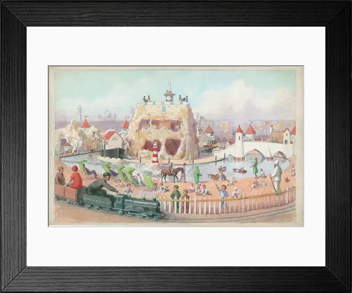 Framed Print : Treasure Island, British Emplre Exhibition 1924 Framed Print : Treasure Island, British Emplre Exhibition 1924