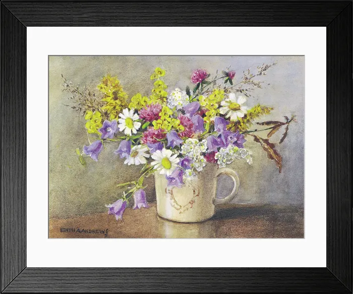 Framed Print : Flowers by Edith A. Andrews Framed Print : Flowers by Edith A. Andrews