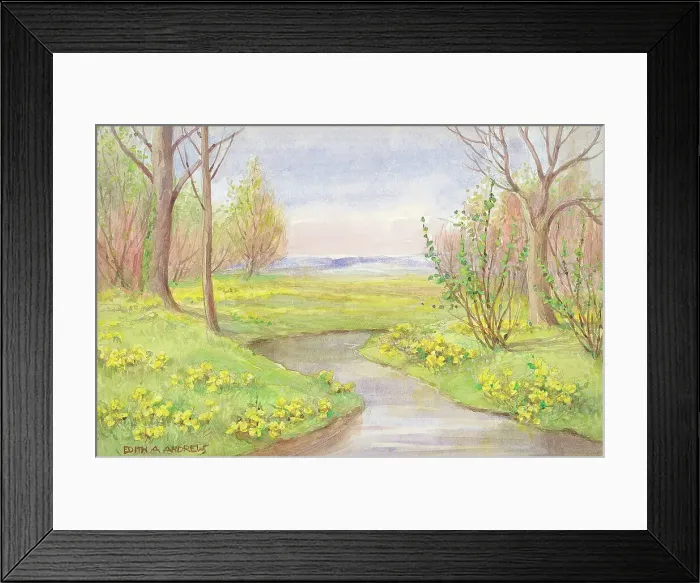 Framed Print : King Cups - Gardens Framed Print : King Cups - Gardens