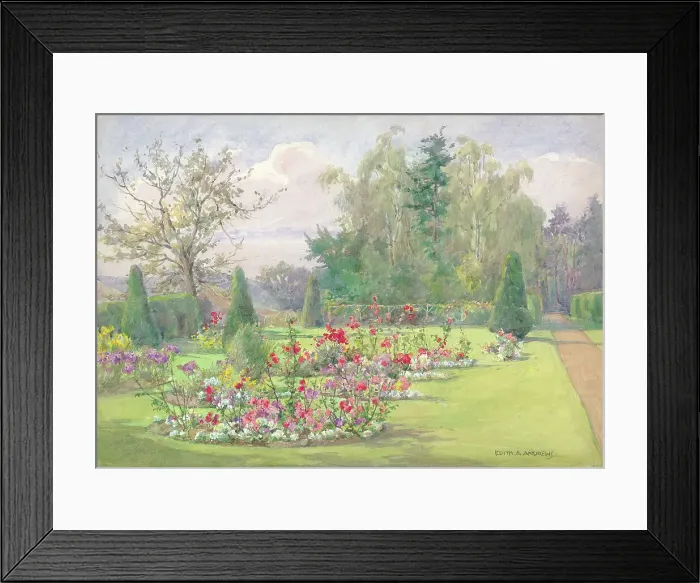 Framed Print : The Rectory Gardens, Rushbury, Shropshire - Gardens Framed Print : The Rectory Gardens, Rushbury, Shropshire - Gardens