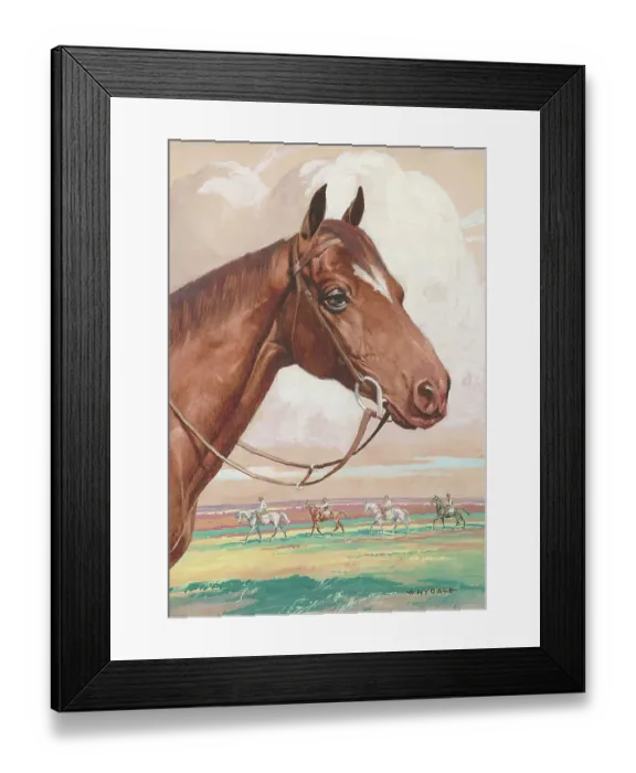 Framed Print : Horses by Ernest Whydale Framed Print : Horses by Ernest Whydale
