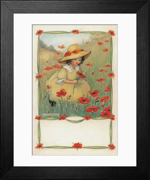 Framed Print : Children (Months of the Year - Painting) Framed Print : Children (Months of the Year - Painting)