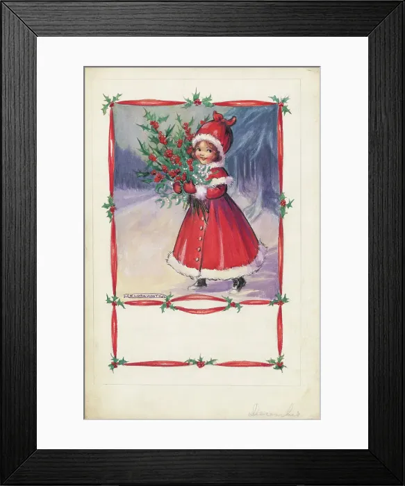 Framed Print : Children (Months of the Year - Painting) Framed Print : Children (Months of the Year - Painting)