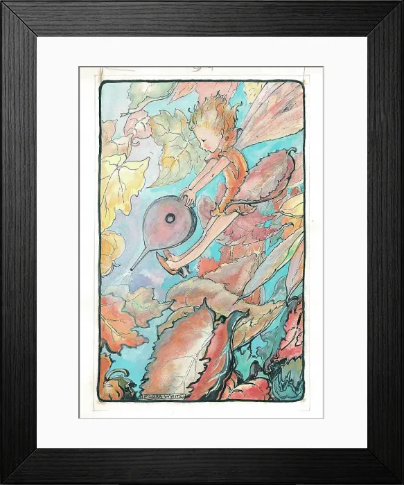 Framed Print : Children's design - pixies / fairies Framed Print : Children's design - pixies / fairies