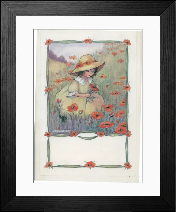 Framed Print : Children (Months of the Year - Painting) Framed Print : Children (Months of the Year - Painting)