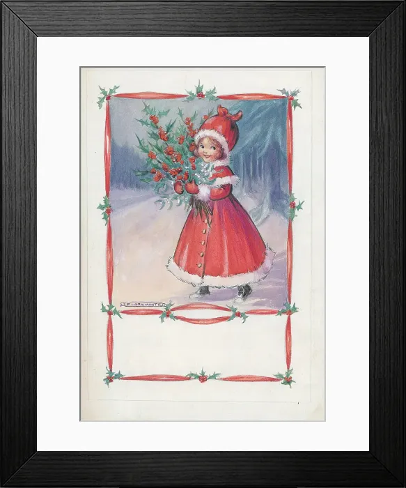 Framed Print : Children (Months of the Year - Painting) Framed Print : Children (Months of the Year - Painting)