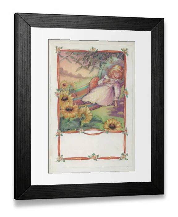 Framed Print : Children (Months of the Year - Painting) Framed Print : Children (Months of the Year - Painting)