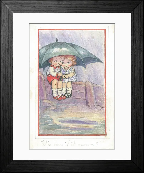 Framed Print : Children (Months of the Year - Painting) Framed Print : Children (Months of the Year - Painting)