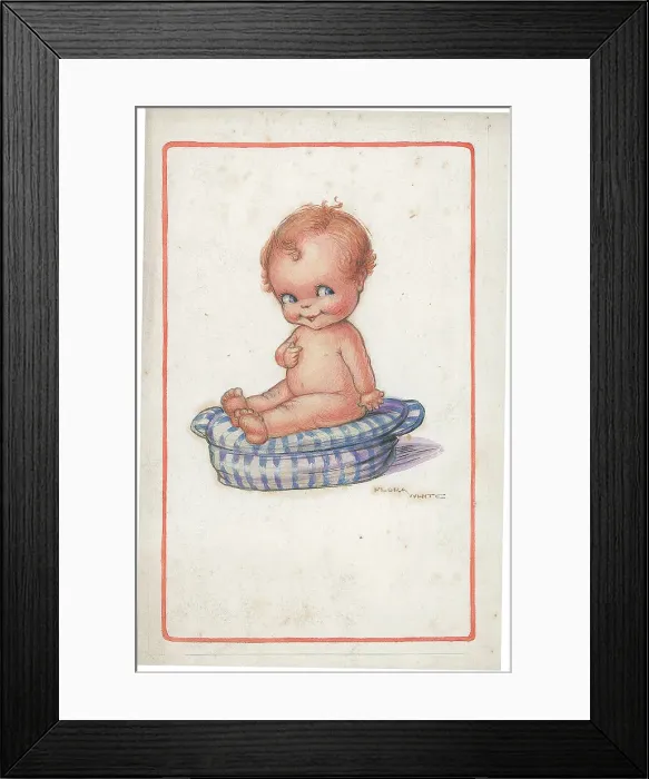 Framed Print : Children's - beach activities, bathing, fishing Framed Print : Children's - beach activities, bathing, fishing