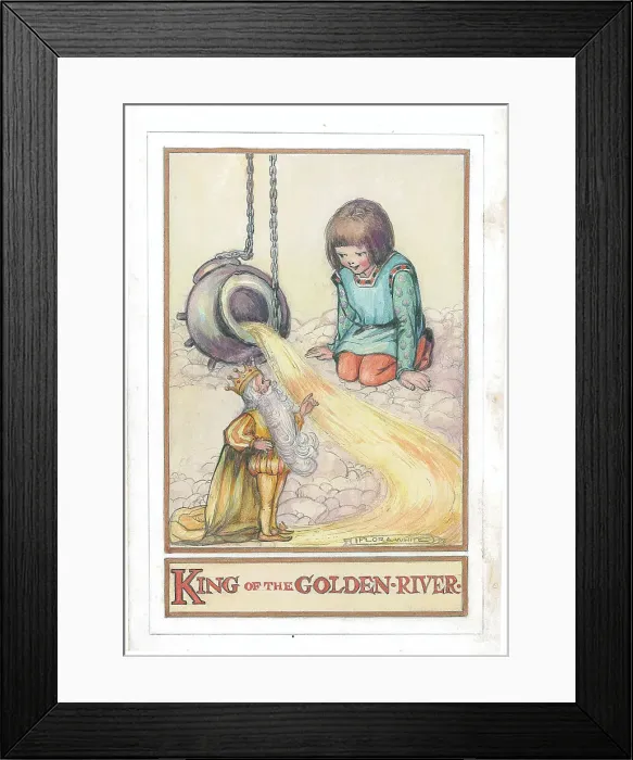 Framed Print : Children's design ( nursery rhymes, book characters) Framed Print : Children's design ( nursery rhymes, book characters)