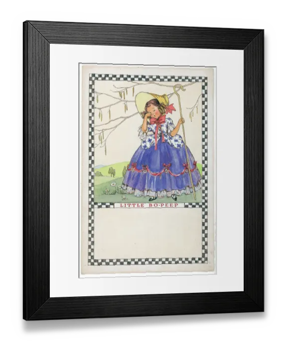 Framed Print : Children's design ( nursery rhymes, book characters) Framed Print : Children's design ( nursery rhymes, book characters)