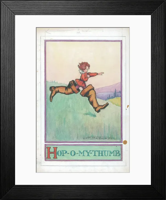 Framed Print : Children's design ( nursery rhymes, book characters) Framed Print : Children's design ( nursery rhymes, book characters)