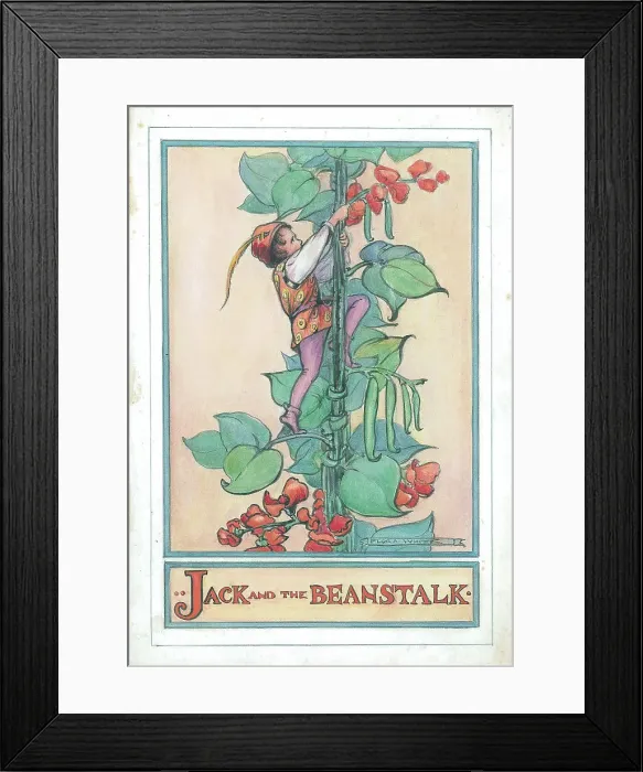 Framed Print : Children's design ( nursery rhymes, book characters) Framed Print : Children's design ( nursery rhymes, book characters)